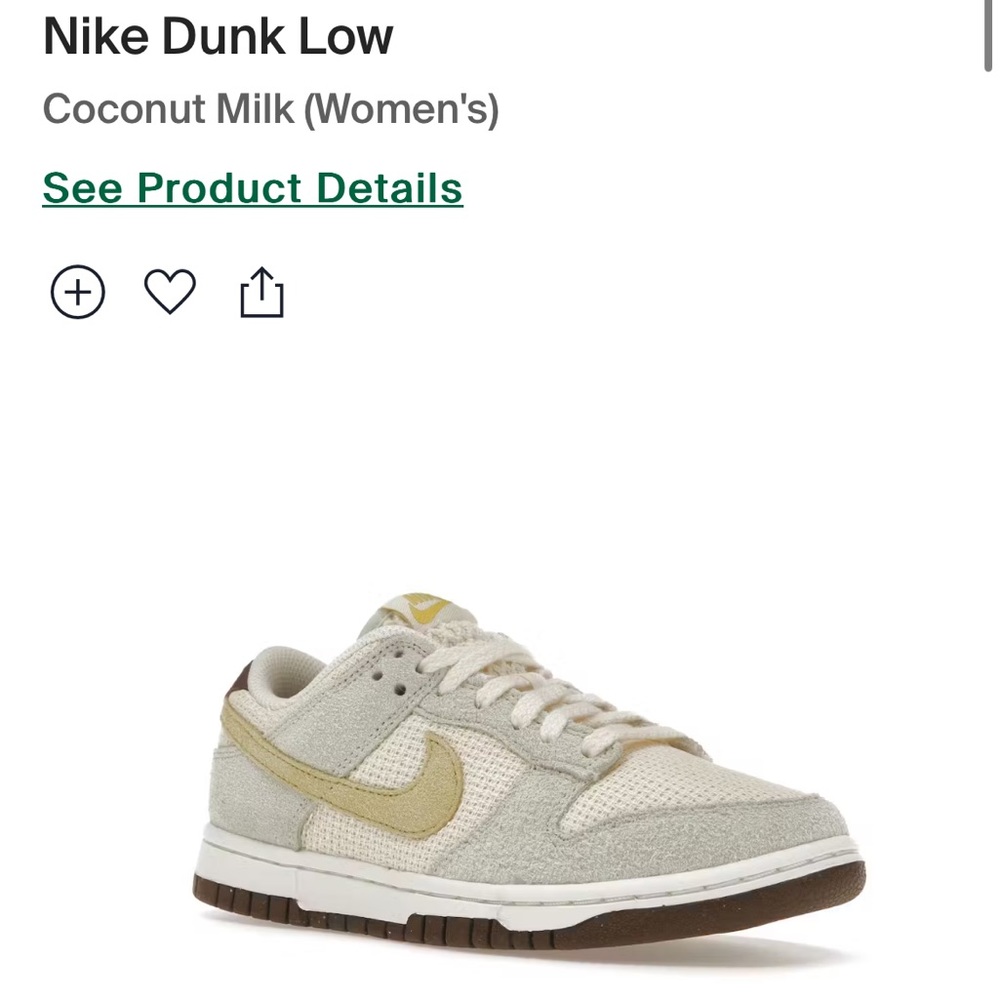 Coconut Milk Nike Dunks Womens